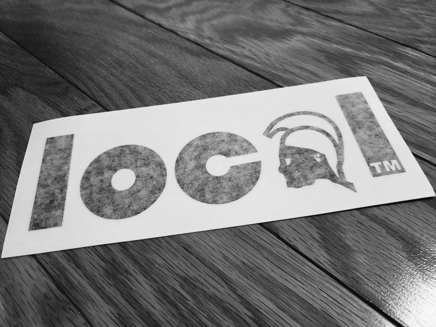 Local Designs Black Diecut